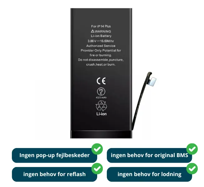 Battery for Apple iPhone 14 Plus (Diagnosable) (mAh 4325) | Mobile